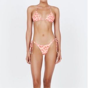 triangle vinca bikini in pearl